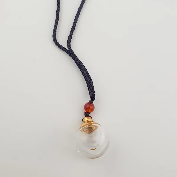 Glazen Ashanger – Gouden Warmte - Gedenksieraad