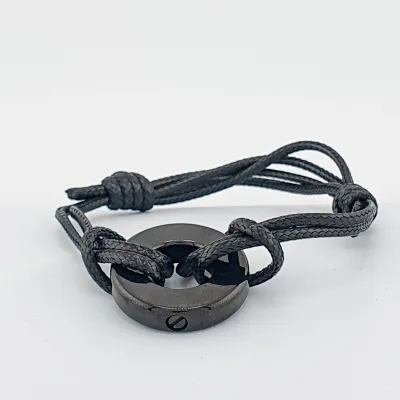 As armband - Cirkel Van Leven - Zwart