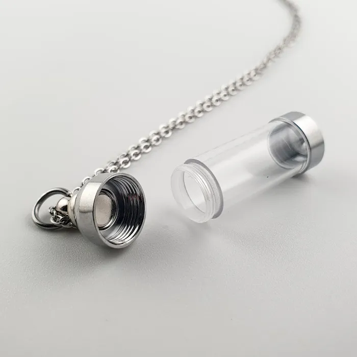 As Hanger "Zichtbare Herinnering" – Transparant & Zilver - view 5