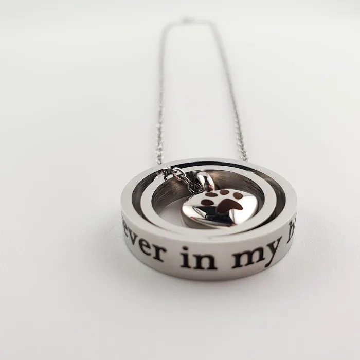 Dieren Ashanger voor Hond of Kat - "Forever By My Side" - Gedenksieraad - view 4