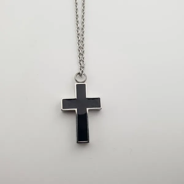 Kruis Crematie Hanger - Roestvrijstaal - Gedenksieraad