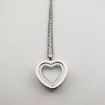 RVS Ashanger – Hart met Glazen Venster - Gedenksieraad