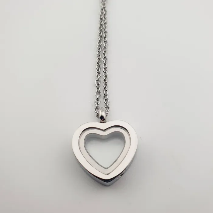 RVS Ashanger – Hart met Glazen Venster - Gedenksieraad - view 1