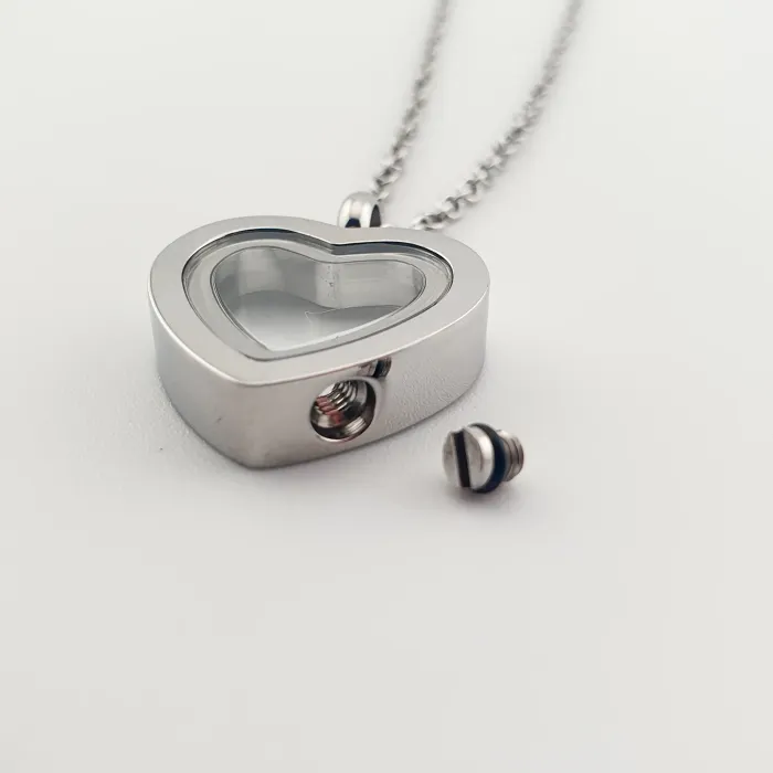 RVS Ashanger – Hart met Glazen Venster - Gedenksieraad - view 2