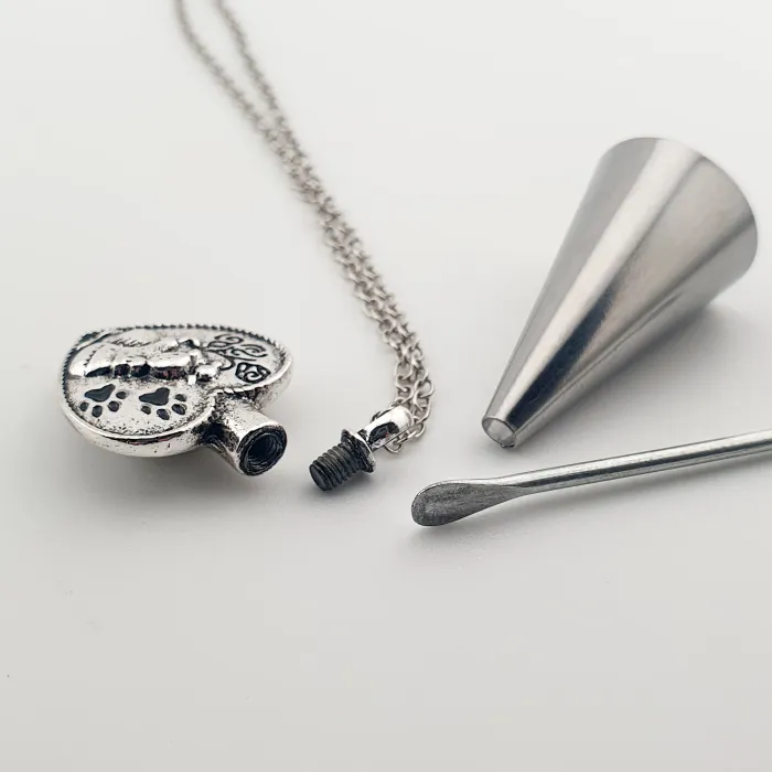 RVS Ashanger 'Eeuwige Cirkel' - Modern & Tijdloos Gedenksieraad - view 4