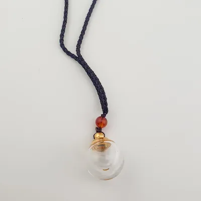 Glazen Ashanger – Gouden Warmte - Gedenksieraad