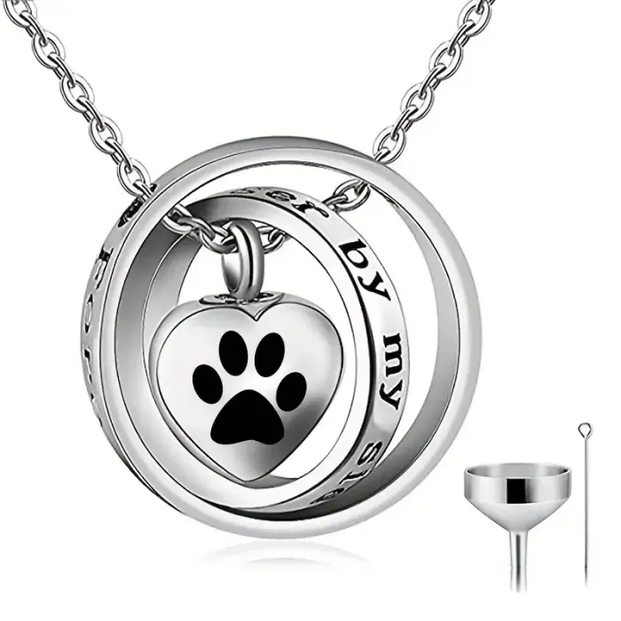 Dieren Ashanger voor Hond of Kat - "Forever By My Side" - Gedenksieraad - view 2