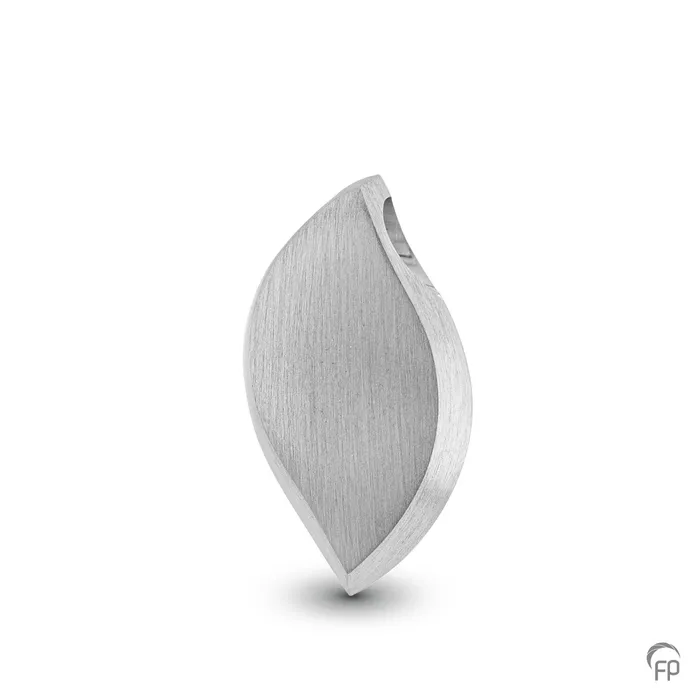 Ashanger discreet langwerpig — Sterling 925 zilver, mat (klein) - view 1