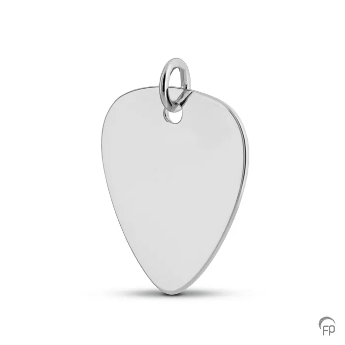Ashanger plectrum (gitaar-pick) — Sterling 925 zilver - view 1