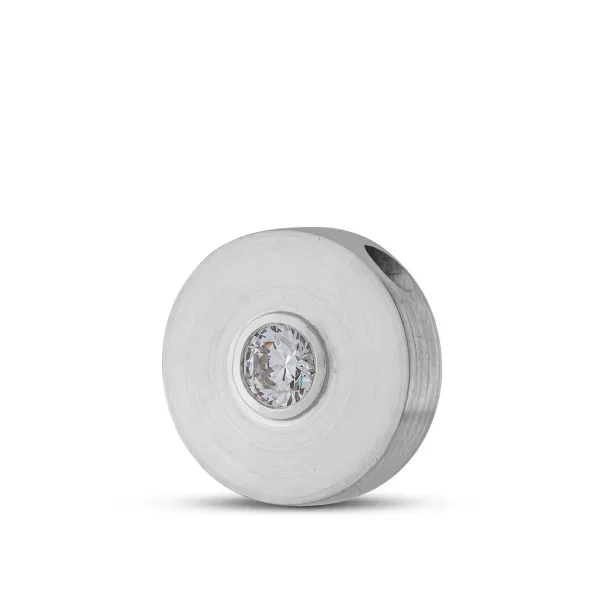 Ashanger Rond - Ronde Vorm met Steen - Tijdloze elegantie - Gedenksieraad