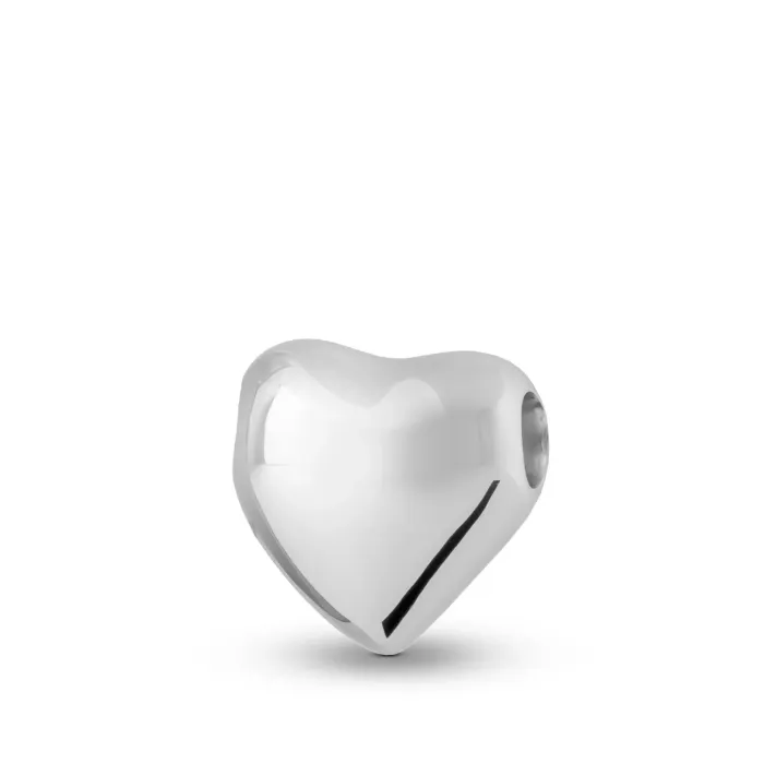 Zilveren Ashanger 'Hart van Liefde' - 925 Sterling Zilver - view 1