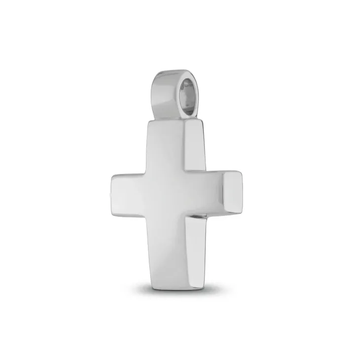 Kruisvormige Ashanger - 925 Sterling Zilver - Gedenksieraad - view 1