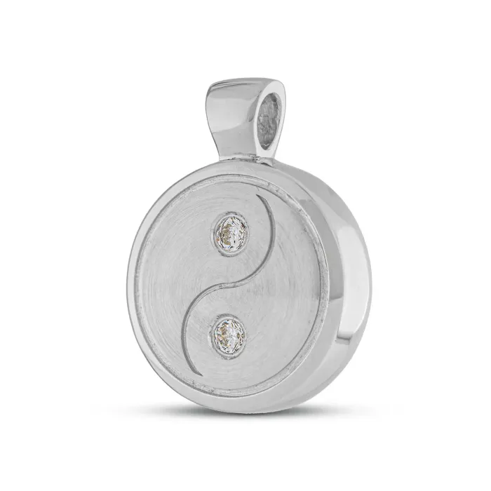 Rondvormige Ashanger - 925 Sterling Zilver - Gedenksieraad - view 1