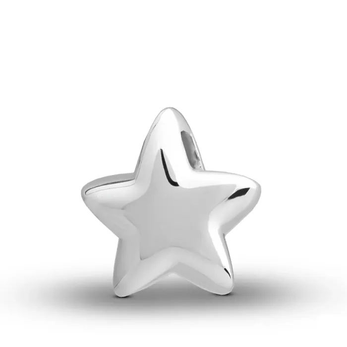 Stervormige Ashanger - Hoogwaardig 925 Sterling Zilver - Gedenksieraad - view 1