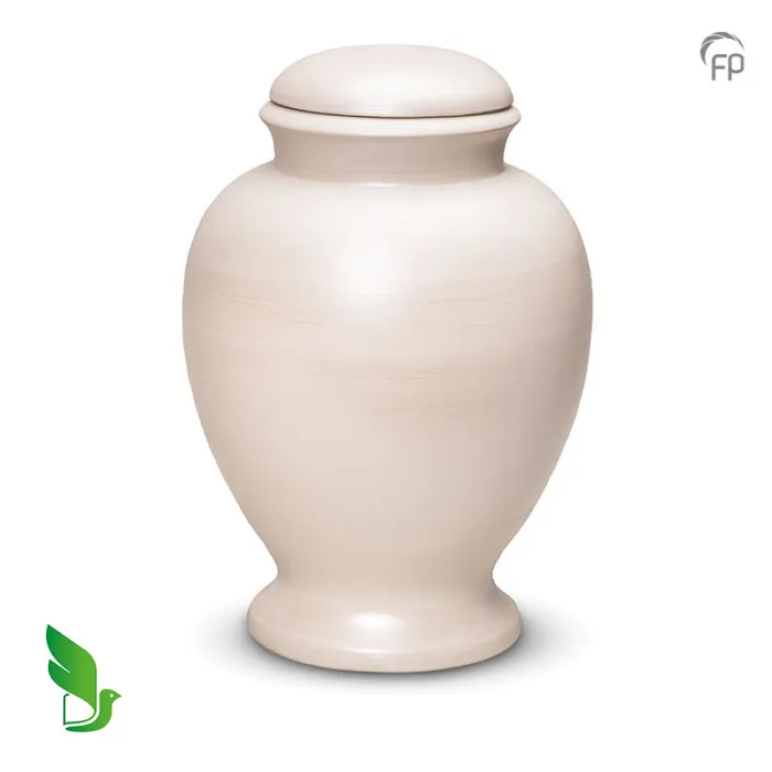 Bio-urn Urnature zilverwit — natuurlijke elementen (volwassen) - view 1