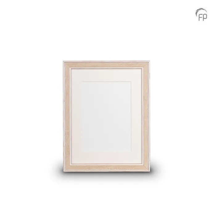 Houten fotolijst beige — medium formaat (foto 18 × 24 cm) - view 1