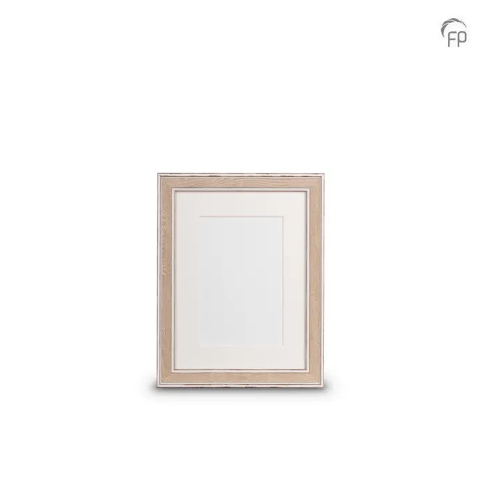 Houten fotolijst beige — klein formaat (foto 15 × 20 cm) - view 1