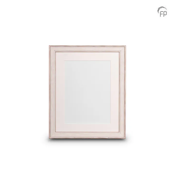 Houten fotolijst wit — groot formaat (foto 20 × 25 cm) - view 1
