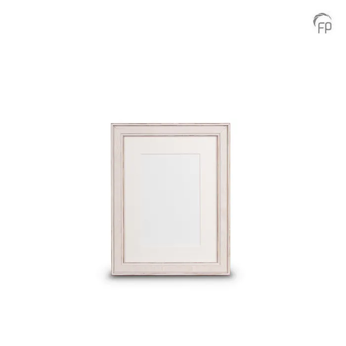 Houten fotolijst wit — klein formaat (foto 15 × 20 cm) - view 1