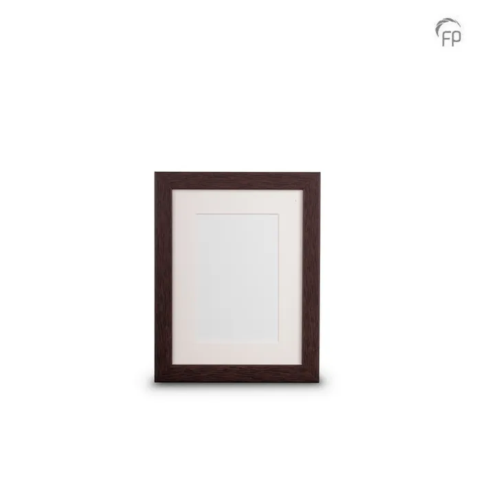 Houten fotolijst donkerbruin — klein formaat (foto 15 × 20 cm) - view 1