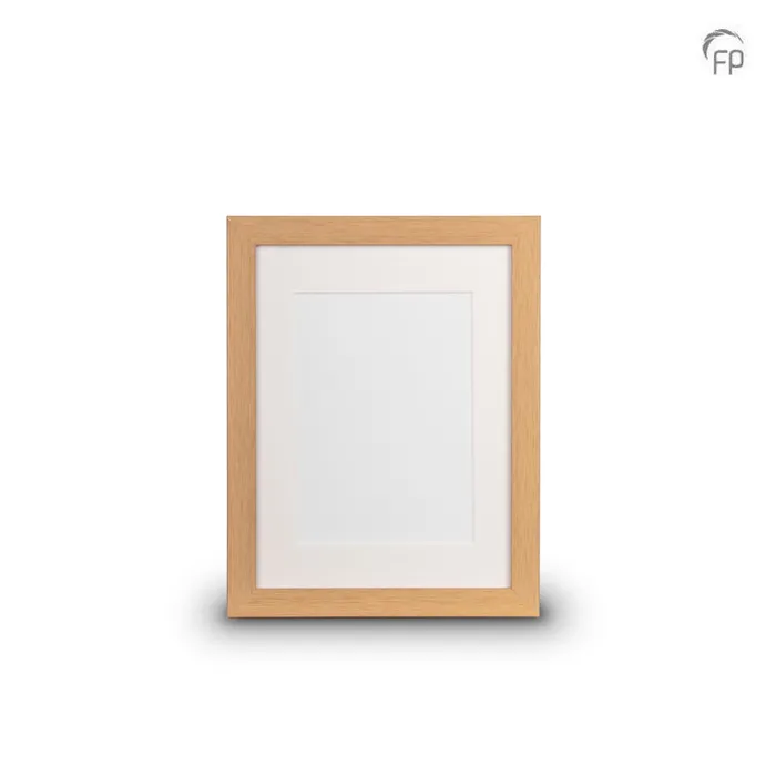 Houten fotolijst naturel — medium formaat (foto 18 × 24 cm) - view 1
