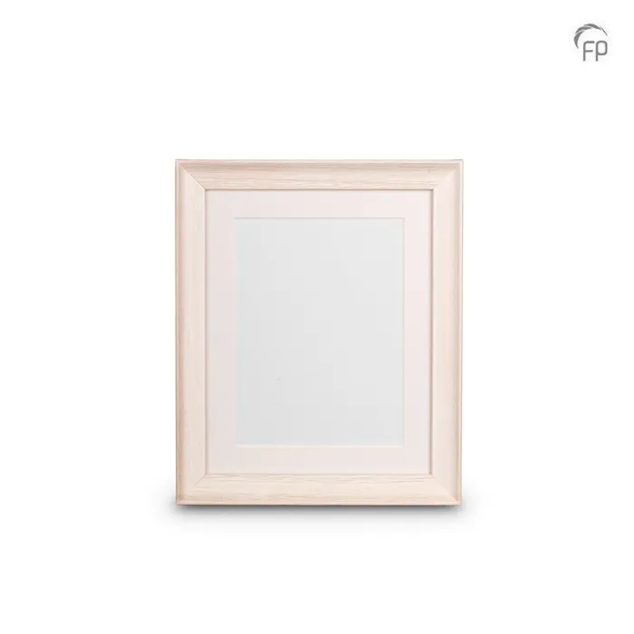 Houten fotolijst wit dieper profiel — groot formaat (foto 20 × 25 cm) - view 1