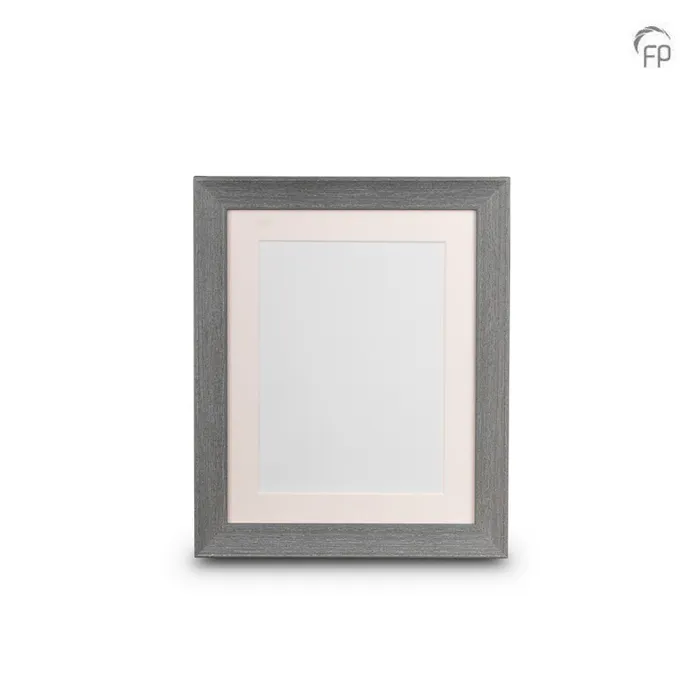Houten fotolijst grijs — groot formaat (foto 20 × 25 cm) - view 1