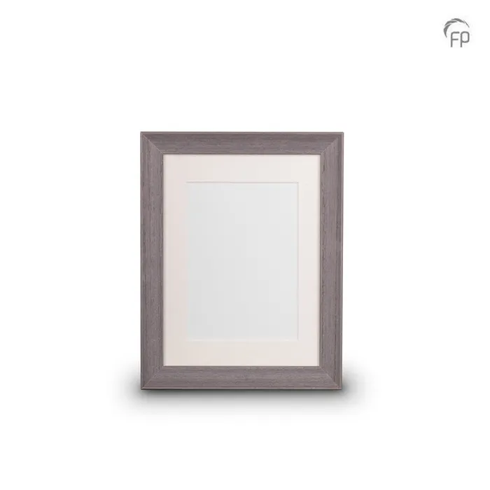 Houten fotolijst grijs — medium formaat (foto 18 × 24 cm) - view 1