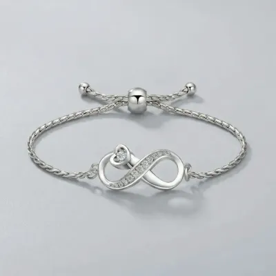 Infinity Urn Armband - Volledig verstelbaar | Zilverkleurig - Waardig Gedenkteken