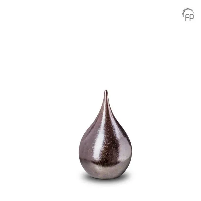 Keepsake-urn Teardrop — brons, glans (sieraad-formaat) - view 1