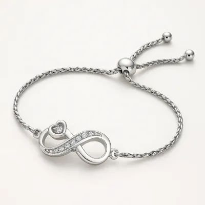 Infinity Urn Armband - Volledig verstelbaar | Zilverkleurig - Waardig Gedenkteken