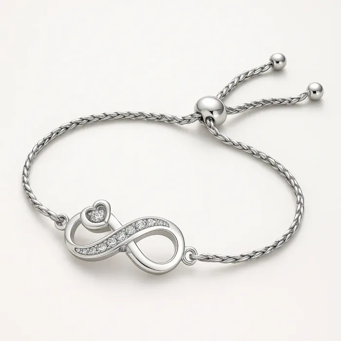 Infinity Urn Armband - Volledig verstelbaar | Zilverkleurig - Waardig Gedenkteken - view 1