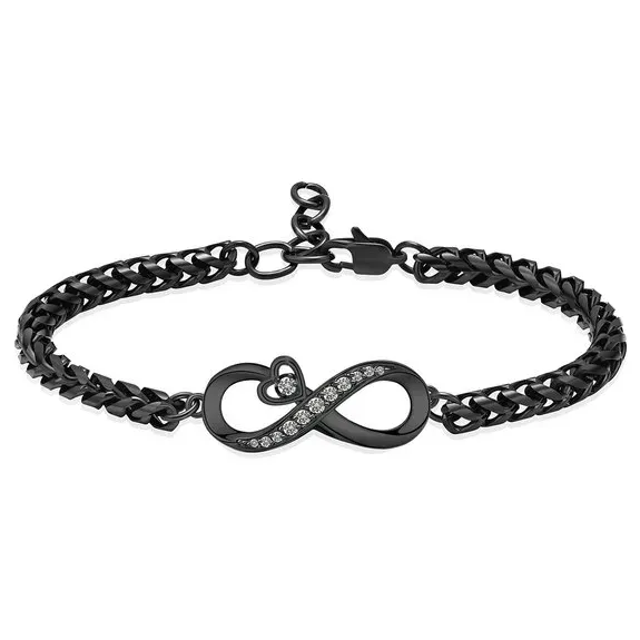 Crematie Sieraad Infinity Urn Armband Voor As | Zilverkleurig - Waardig Gedenkteken - view 6