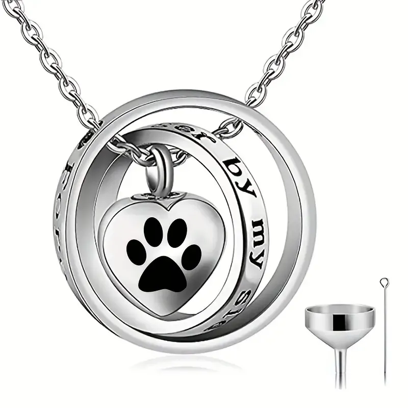 Dieren Ashanger voor Hond of Kat - "Forever By My Side" - Gedenksieraad - view 2