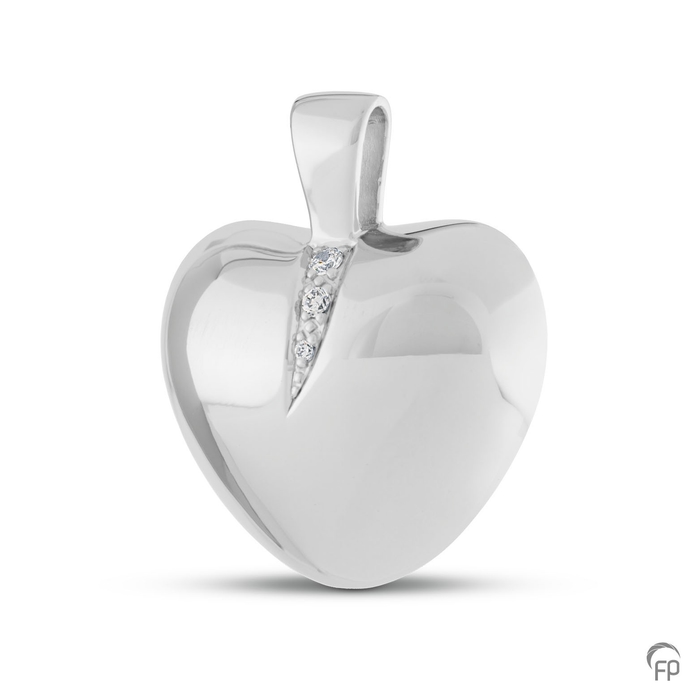 Ashanger ovaal locket — Sterling 925 zilver, glans (klassiek) - view 1