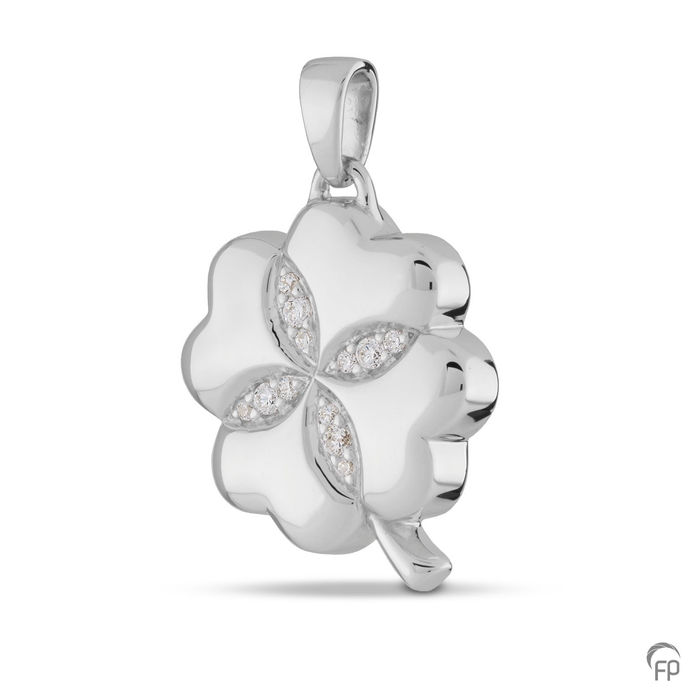 Ashanger druppel — Sterling 925 zilver, glans (slank lang) - view 1