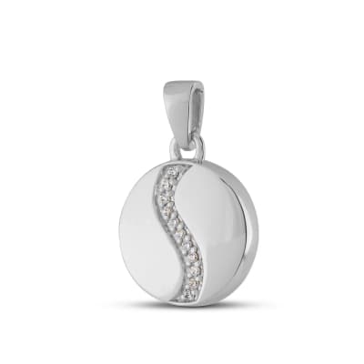 Ashanger Curve - Ronde Vorm met Curve - Stijlvol en betekenisvol - Gedenksieraad