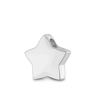 Stervormige Bead Ashanger - Hoogwaardig 925 Sterling Zilver - Stralende Herinnering