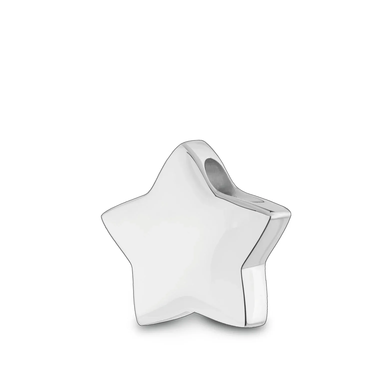 Stervormige Bead Ashanger - Hoogwaardig 925 Sterling Zilver - Stralende Herinnering - view 1