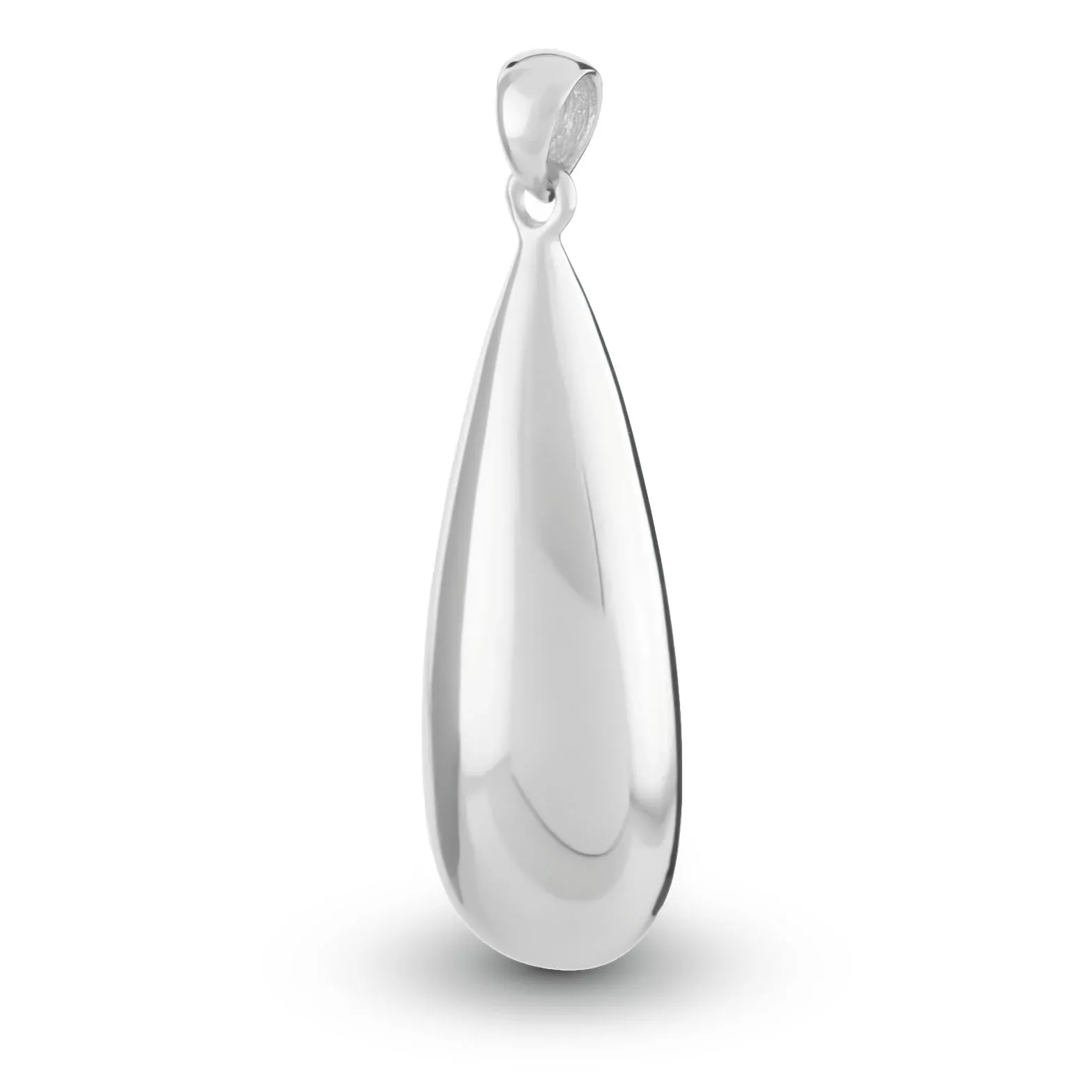 Traanvormige Ashanger - Hoogwaardig 925 Sterling Zilver - Gedenksieraad - view 1