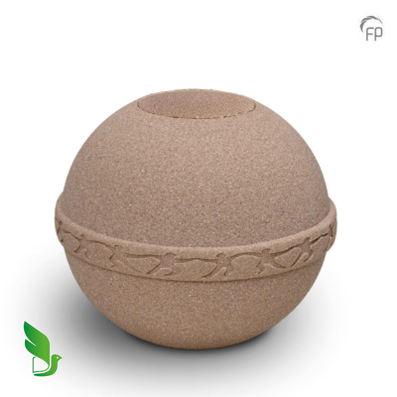 Bio-urn Samsara — zand-urn voor begraving of water (volwassen) - view 1