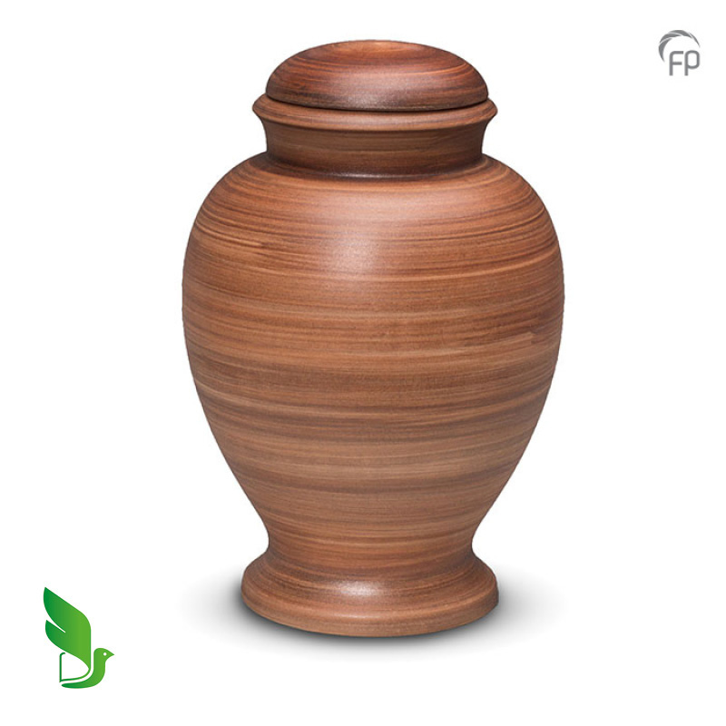 Bio-urn Urnature signaalbruin — natuurlijke elementen (volwassen) - view 1