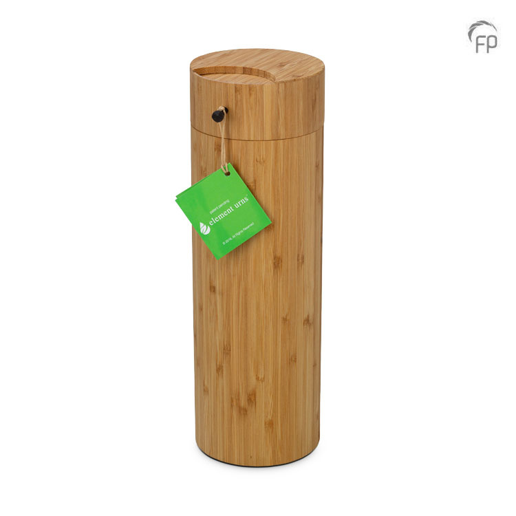 Verstrooi-urn Eco Scattering — bamboe cilinder met pin-lock (volwassen) - view 1