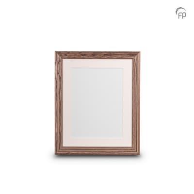 Houten fotolijst donker eiken — groot formaat (foto 20 × 25 cm)
