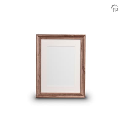 Houten fotolijst donker eiken — medium formaat (foto 18 × 24 cm)