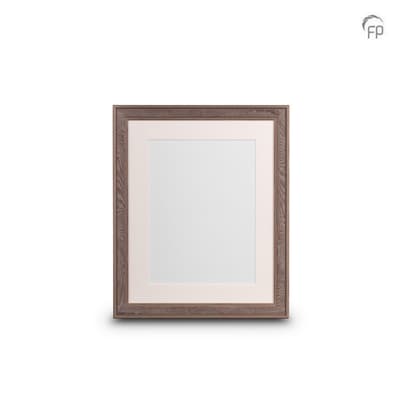 Houten fotolijst bruin — groot formaat (foto 20 × 25 cm)