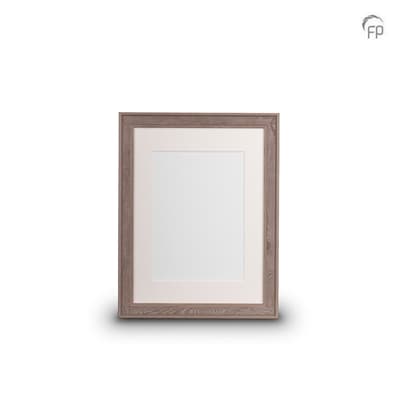 Houten fotolijst bruin — medium formaat (foto 18 × 24 cm)