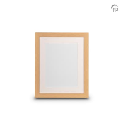 Houten fotolijst naturel — groot formaat (foto 20 × 25 cm)