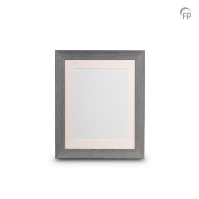 Houten fotolijst grijs — groot formaat (foto 20 × 25 cm)
