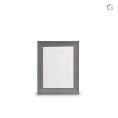 Houten fotolijst grijs — klein formaat (foto 15 × 20 cm)